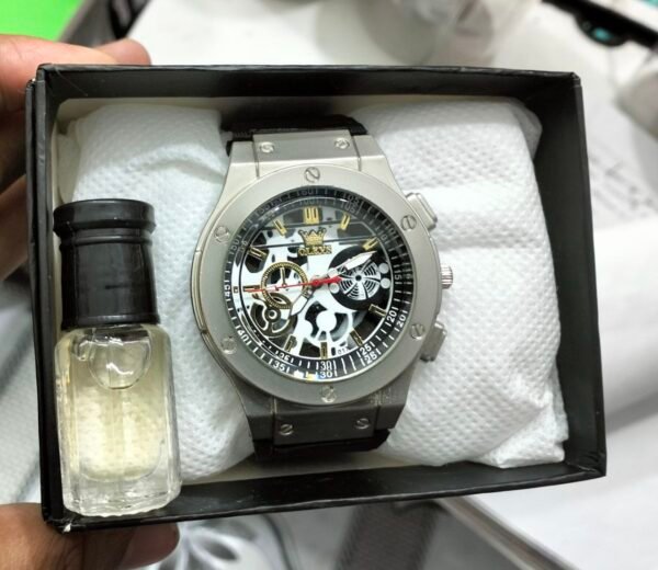 OLEVS Mens fashionable Watch with ator scent